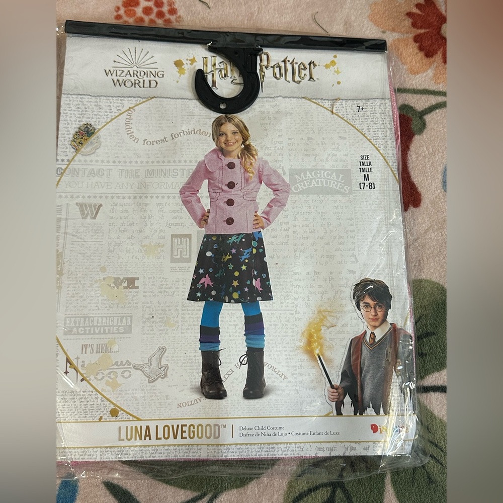 Luna Lovegood Outfit Harry Potter kid’s costume Size 7/8 Wizarding World New‎ - Picture 1 of 7